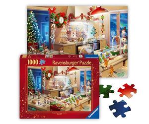Ravensburger 12000718 - Merry Mischief - 1000 pieces jigsaw puzzle - Puzzle for adults and kids age 14 years up, Christmas jigsaw