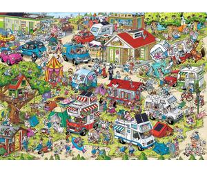 Ravensburger 12000721 - Rays Comic Series - The Campsite - 1000 pieces jigsaw pu