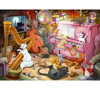 Ravensburger 12000753 - The Aristocats - 1000 pieces jigsaw puzzle - Puzzle for adults and kids age 14 years up, disney jigsaw, disney gifts