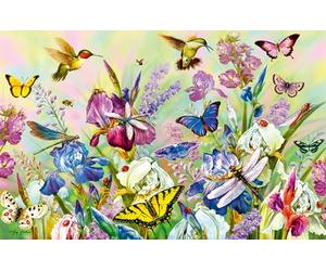 Ravensburger 12000767 - Flowery meadow - 200 pieces jigsaw puzzle - Puzzle for adults and kids age 8 years up, mindfulness jigsaw puzzles