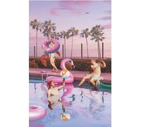 Ravensburger 12000768 - Poolparty - 200 pieces jigsaw puzzle - Puzzle for adults and kids age 8 years up, mindfulness jigsaw puzzles