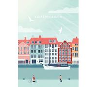 Ravensburger 12000769 - Copenhagen - 300 pieces jigsaw puzzle - Puzzle for adults and kids age 9 years up, mindfulness jigsaw puzzles
