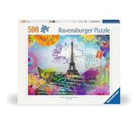 Ravensburger 12000772 - Postcard from Paris - 500 pieces jigsaw puzzle - Puzzle for adults and kids age 12 years up, Paris jigsaw