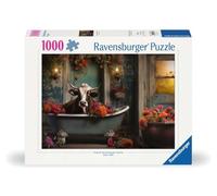 Ravensburger 12000782 - The cow with flow.headdr. - 1000 pieces jigsaw puzzle - Puzzle for adults and kids age 14 years up,