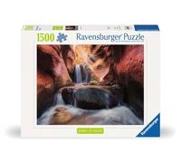 Ravensburger 12000801 - Red Canyon Falls - 1500 pieces jigsaw puzzle - Puzzle for adults and kids age 14 years up, nature puzzle, landscape jigsaw