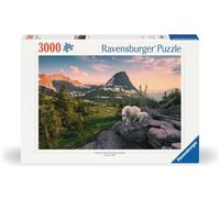Ravensburger 12000809 - Alpine Goat with Baby - 3000 pieces jigsaw puzzle - Puzzle for adults and kids age 14 years up, animal puzzle