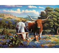 Ravensburger 12000826 Longhorns 500 Piece Jigsaw Puzzle for Adults a (US IMPORT)