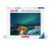 Ravensburger 12000845 - Northern lights in Troms, Norway - 500 pieces jigsaw puzzle - Puzzle for adults and kids age 12 years up, jigsaw puzzles Norway