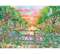 Ravensburger Puzzle 12001089- Verträumte Fahrräder in Amsterdam - 1000 Teile Puz