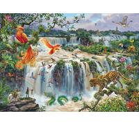 Ravensburger 12001090 - Fantastic waterfall Iguazu - 1000 pieces jigsaw puzzle - Puzzle for adults and kids age 14 years up, nature puzzle, landscape jigsaw