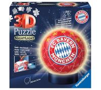 Ravensburger 12177 9 "Fc Bayern Munich" Puzzle 3D/Night Light (72-Piece): Erlebe Puzzeln in der 3. Dimension!