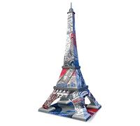 Ravensburger - 12580 - 3D Jigsaw Puzzle - 216 Pieces Eiffel Tower Flag