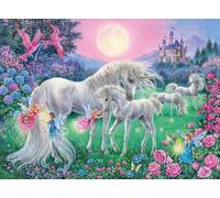 Ravensburger 136704 "Unicorns in The Moonlight Puzzle (100-Piece)