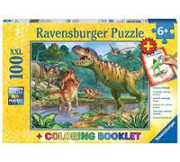 Ravensburger 13695 - World of Dinosaurs with Colourful Ring Booklet Children's Puzzle