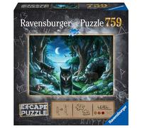 Ravensburger 16434 Curse of The Wolves 759 Piece Jigsaw Puzzle for Kids and Adults Ages 12 and Up - an Escape Room Experience in Puzzle Form White