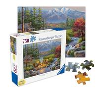 Ravensburger 16445 Riverside Kingdom 750 Piece Large Pieces Jigsaw Puzzle for Adults - Every Piece is Unique, Softclick Technology Means Pieces Fit Together Perfectly