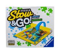 Ravensburger 17960 Puzzle Stow and Go | Portable Puzzle Mat for Easy Storage | Bright Yellow for Enhanced Contrast | Ideal for Puzzle Piece Sorting |