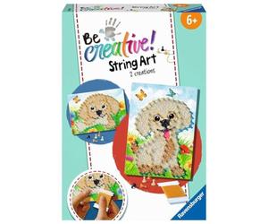 Ravensburger 18243 BeCreative String Art Dogs Creative Thread Pictures with Cute Puppies for Children from 6 Years