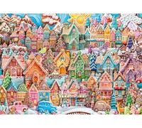 Ravensburger 2024 Christmas Cookie Village 1000 Piece Jigsaw Puzzles for Adults and Kids Age 12 Years Up