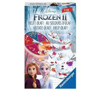 Ravensburger 20528 Disney Frozen 2 Helps Olaf, Gift Game for 2-4 Players, from 5 Years, Compact Format, Travel Game, Gambling Game