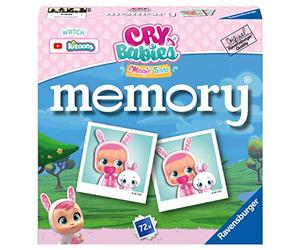 Ravensburger 20619 Memory Cry Babies, Memory Game for Kids and Families, Recommended Age 4+, 76 Playing Cards