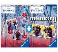 20673 5 Multipack Memory and Puzzle of Frozen 2, Puzzle and Game for Children, Recommended Age 4+