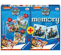 Ravensburger 20823 4 Multipack Memory and Puzzle Paw Patrol, Puzzle and Game for Children, Recommended Age 4+