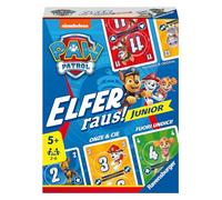 Ravensburger 20953 Paw Patrol Elfer raus! Junior - Simple Card Game for 2-6 Players from 5 Years