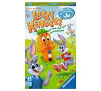 Ravensburger 20961 Lotti Karotti, Gift Game for 2-4 Players, from 4 Years, Compact Format, Travel Game, Rabbit Game