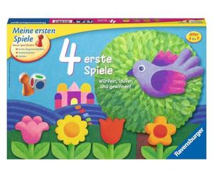 Ravensburger 21417 4 "First Four Games" Game | Game for 2-6 players, 4 board games for the little ones, gift for boys and girls