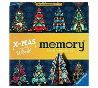 Ravensburger 22350 Collector's Memory® Christmas - The World-Renowned Memory Game with Christmas Trees to Stand Up