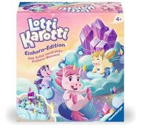 Ravensburger 22580 Lotti Karotti Unicorn Edition, Adaptation of the Well-known Classic Game with Unicorns, Entertaining Race Game for 2 to 4 Children from 4 Years