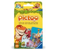 Ravensburger 23479 23479-Pictoo Dino Card Game Fast Card Search Game from 4 Years, Family Game for Children and Adults, for 2 to 6 Players