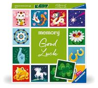 Ravensburger 23488 Memory® Moments - Good Luck Classic Game for 2 to 6 Players from 3 Years with 24 Picture Pairs Show the Lucky Symbols from All Over the World