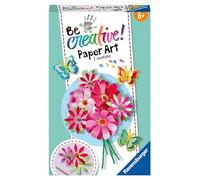 Ravensburger 23678 BeCreative Paper Art Flowers & Butterflies, DIY for Children from 6 Years
