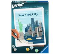 Ravensburger 23686 CreArt-Painting by Numbers 23686-Colourful New York City-from