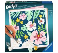 Ravensburger 23729 CreArt-Painting by Numbers 23729-Exotic Flowers-f (US IMPORT)