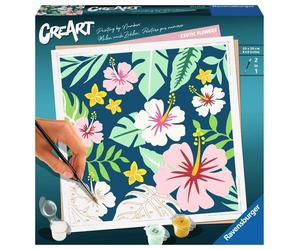 Ravensburger 23729 CreArt-Painting by Numbers 23729-Exotic Flowers-from 12 Years