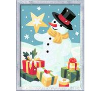 Ravensburger 23956 CreArt Painting by Numbers 23956 Charming Snowman Children from 9 Years