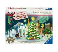 Ravensburger Christmas Around the World Jigsaw Puzzle Advent Calendar for Kids anf Adults Age 12 Years Up Gifts for Kids