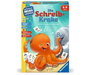 Ravensburger 24683 The Writing Octopus Educational Game for Children, Learning to Write Game for Children from 6-9 Years, for 1-4 Players, Learning to Write Playfully