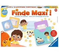 Ravensburger 24737 - Finde Maxi-Educational Game for Children from 2.5 Years, Playing First Learning for 1-2 Players, 33.5 x 23.1 x 5.5 cm