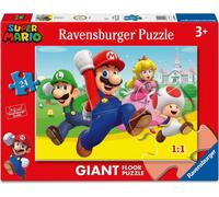 Ravensburger Super Mario Giant Floor Puzzle - 24 Piece XXL Jigsaw for Kids Ages 3+, Extra Large Pieces for Easy Handling and Fun