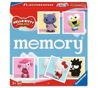 Ravensburger 25084 Memory Hello Kitty - The World-Renowned Memory Game with 32 Pairs of Cards, for 2-8 Fans of the Animated Series Hello Kitty, from 3 Years