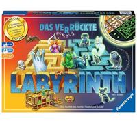 Ravensburger 26687 - Labyrinth Glow in the Dark - Family Classic with Luminous Colour, Game for Children and Families from 7 Years - Board Game Suitable for 2-4 Players - Search for Treasures