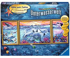 Ravensburger 28954 7 "Colorful Underwater World Paint by Numbers Kit