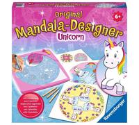 Ravensburger Mandala Designer Unicorn 29703, Drawing Learning for Children from 6 Years, Drawing Set with Mandala Stencils for Colourful Mandalas
