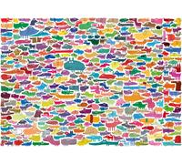 Ravensburger 387 Dogs & One Cat Large Format 300 Piece Puzzle for Ad (US IMPORT)