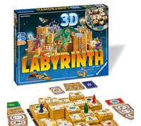 Ravensburger 3D Labyrinth The Moving Maze Board Game for Families, Adults and Kids Age 7 Years Up - 2 to 4 Players