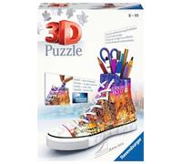 Ravensburger 3D Puzzle 11152 Sneaker Skyline - Practical Pen Holder - 108 Pieces - Desk Organiser for Children from 8 Years